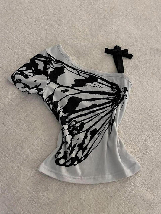 Women's American-style Shoulder Short Sleeve